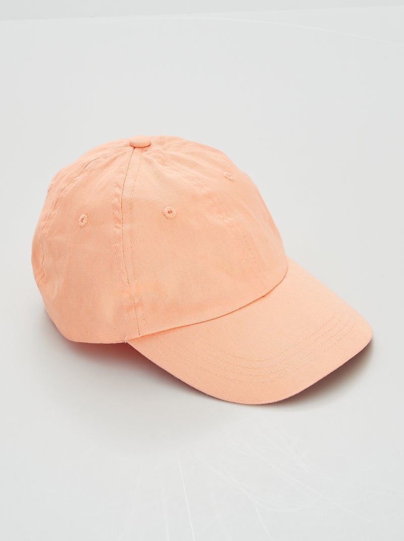 Boné liso LARANJA - Kiabi