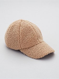 Boné liso tipo sherpa - Kiabi