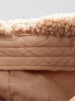 Boné liso tipo sherpa - Kiabi