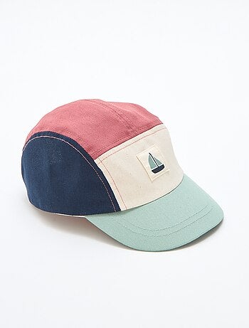 Boné multicolorido