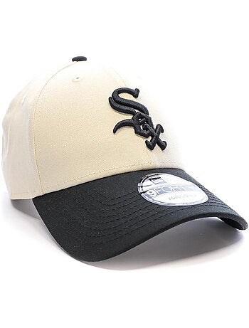 Boné new era chicago white sox bege/preto para adulto