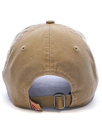 Boné new era core classic bege/vermelho para homem