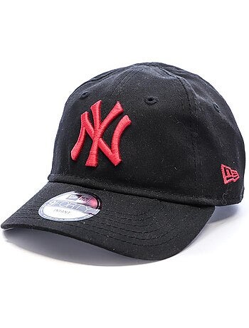 Boné new era diamond para homem preto/vermelho
