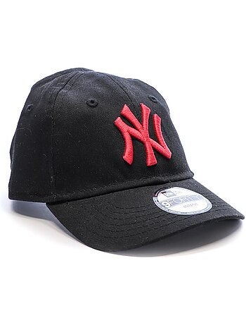 Boné new era diamond para homem preto/vermelho