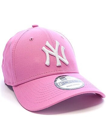 Boné new era diamond rosa e branco para homem