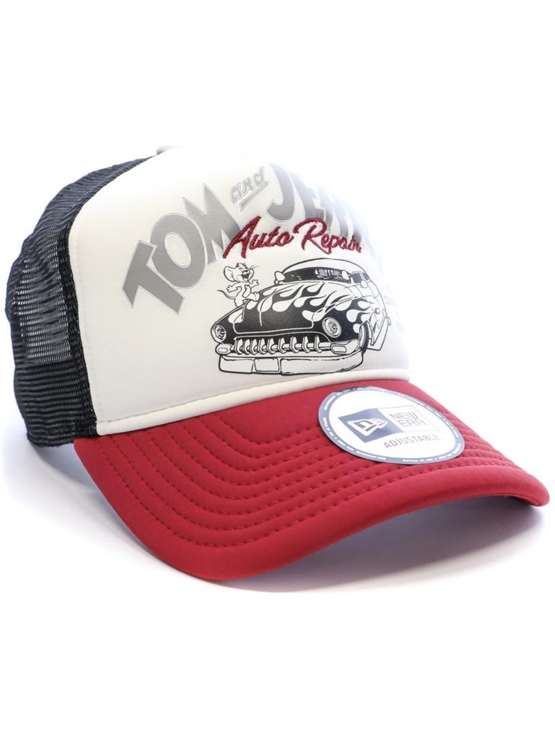 Boné new era jerry auto repair para homem branco/vermelho/preto Vermelho - Kiabi