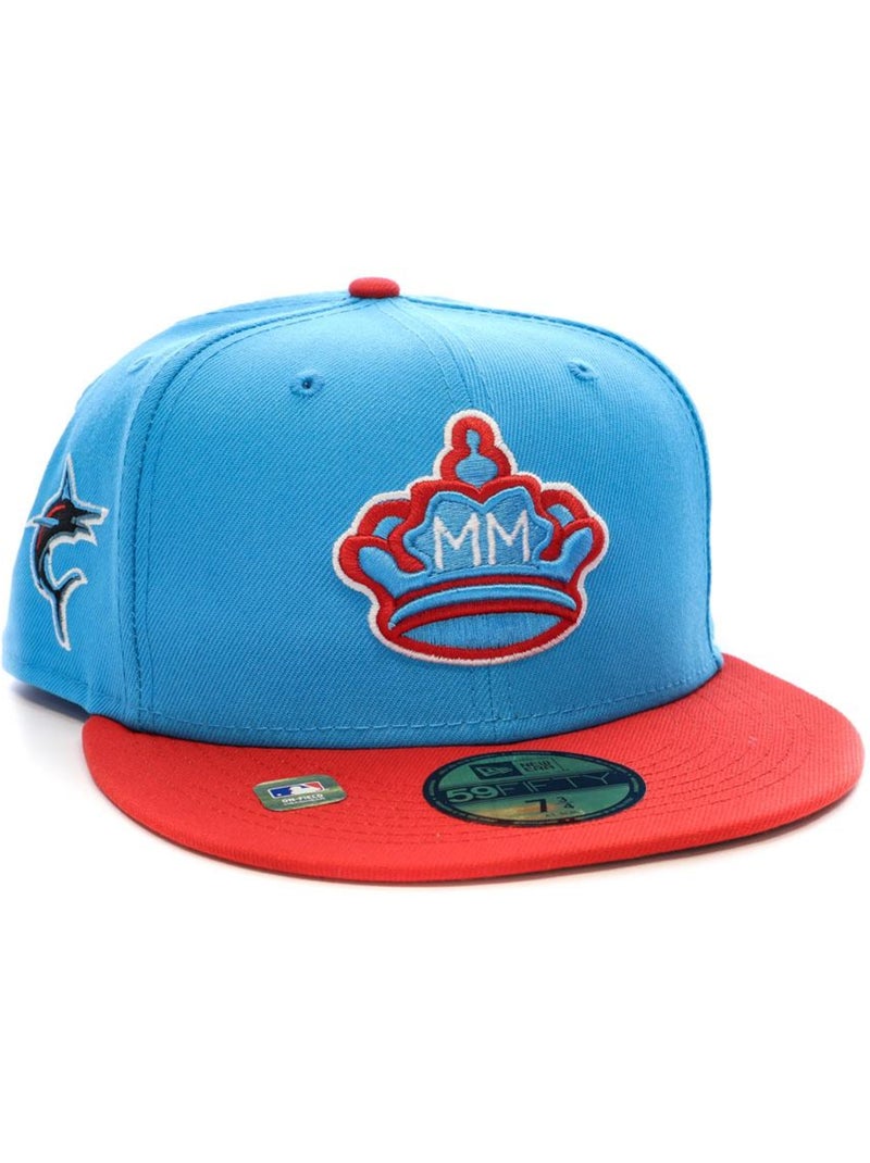 Boné New Era Miami Azul/Vermelho para Homem Azul - Kiabi