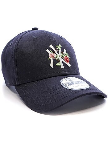 Boné new era new york yankees floral azul marinho para homem