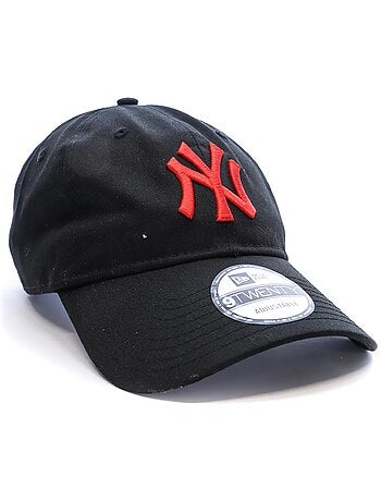 Boné new era new york yankees preto/vermelho para homem