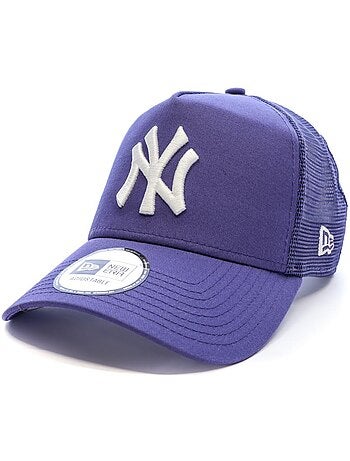 Boné new era new york yankees roxo e branco para adulto