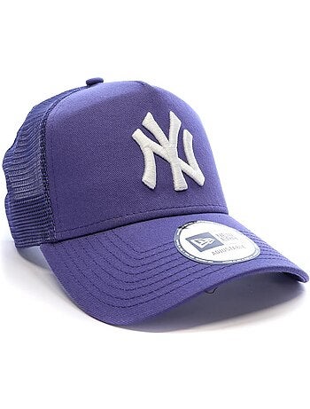 Boné new era new york yankees roxo e branco para adulto