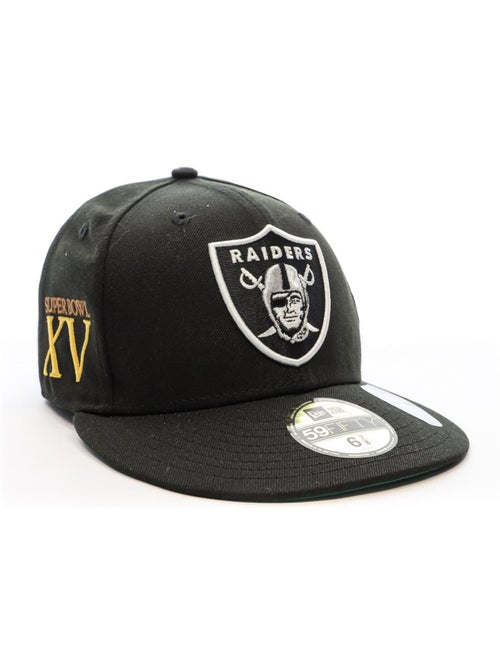 Boné New Era Raiders Preto para Homem - Kiabi
