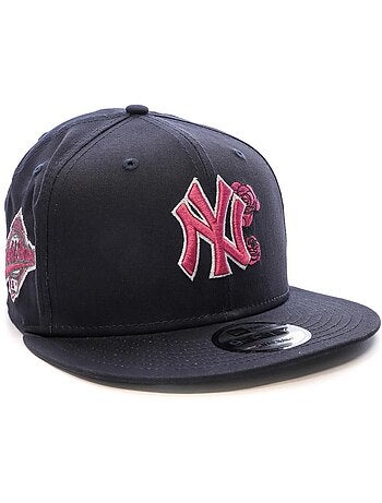 Boné new era seasonal flower preto/vermelho para homem