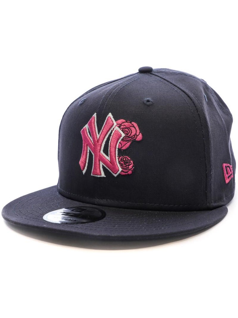 Boné New Era Seasonal Flower Preto/Vermelho para Homem Preto - Kiabi