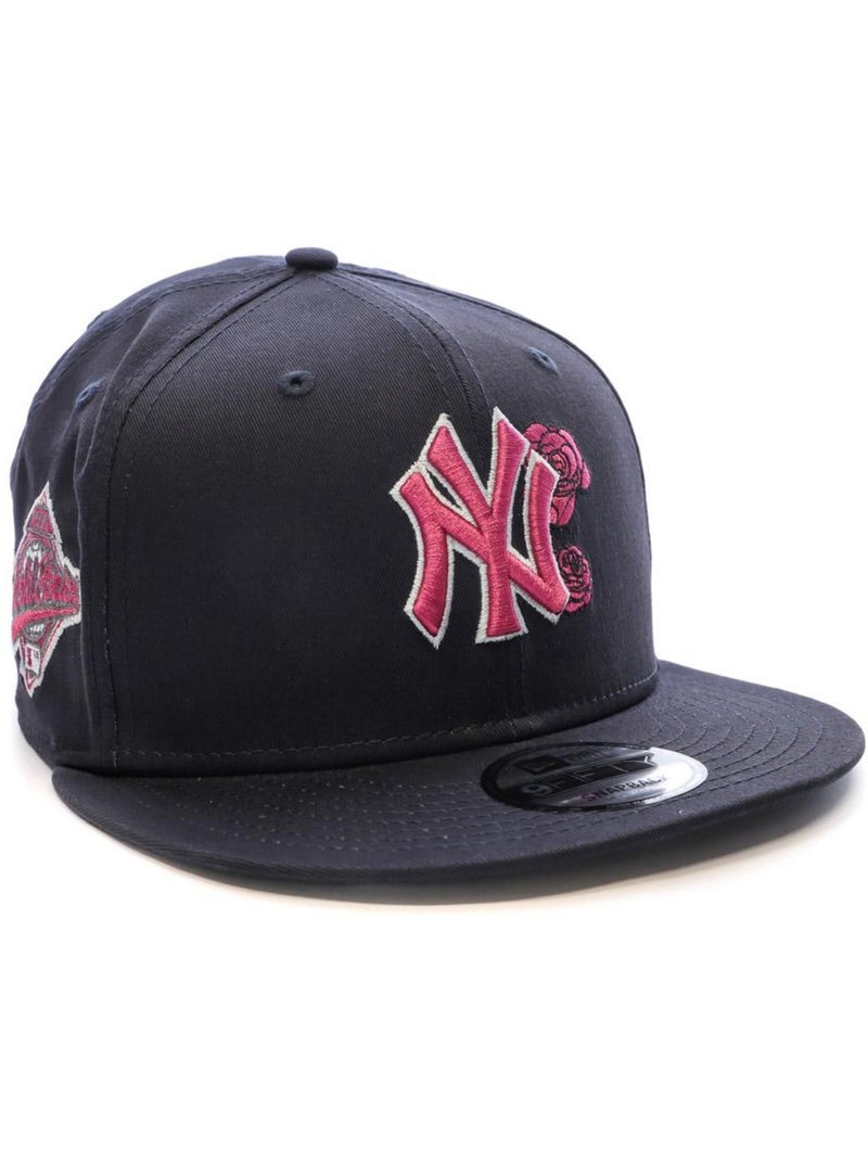 Boné New Era Seasonal Flower Preto/Vermelho para Homem Preto - Kiabi