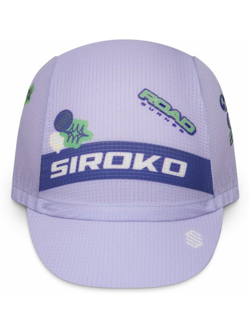 Boné retro de ciclismo Roxo - Kiabi