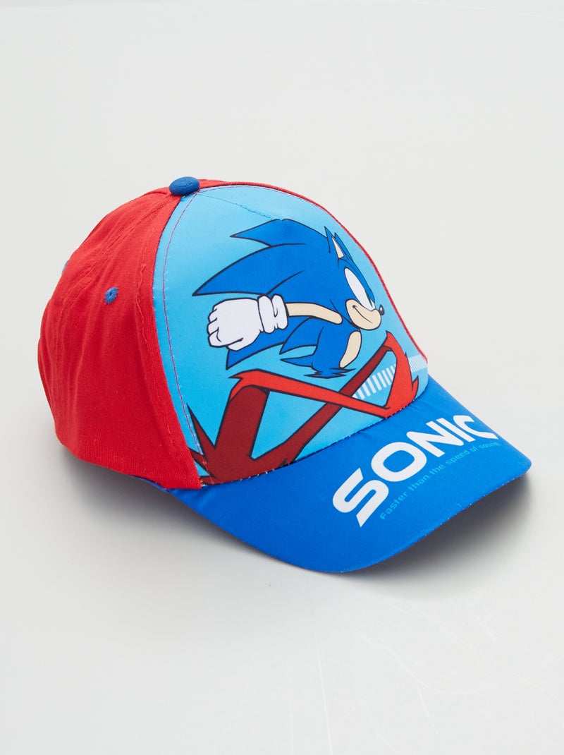 Boné 'Sonic' de lona VERMELHO - Kiabi