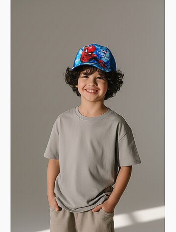 Boné spider-man azul menino | licença oficial