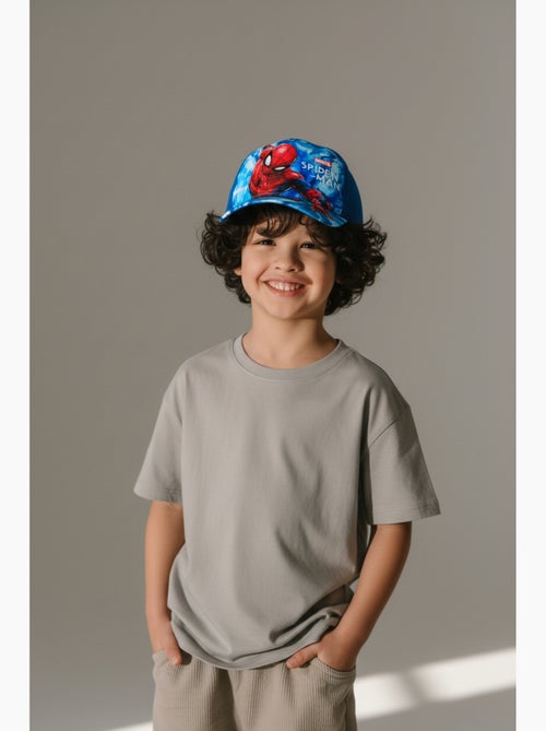 Boné spider-man azul menino | licença oficial - Kiabi Boné spider-man azul menino | licença oficial - Kiabi