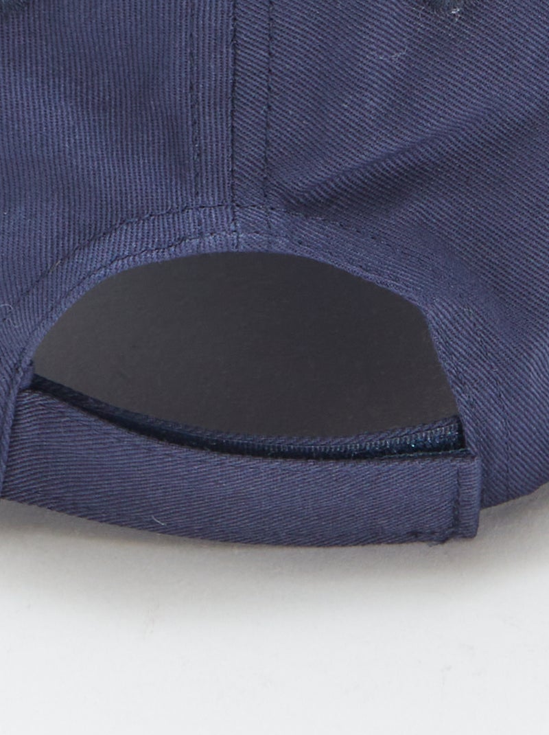 Boné tipo basebol liso Preto - Kiabi