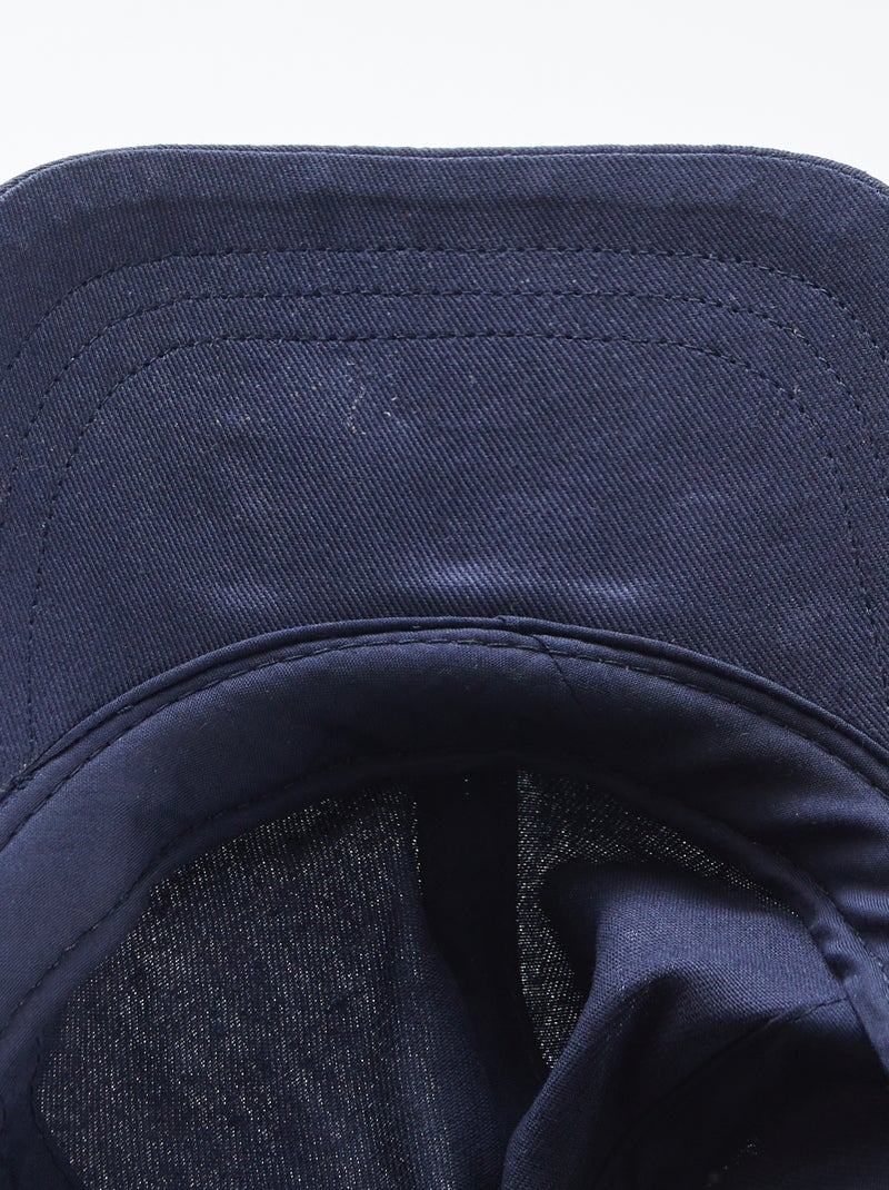 Boné tipo basebol liso Preto - Kiabi