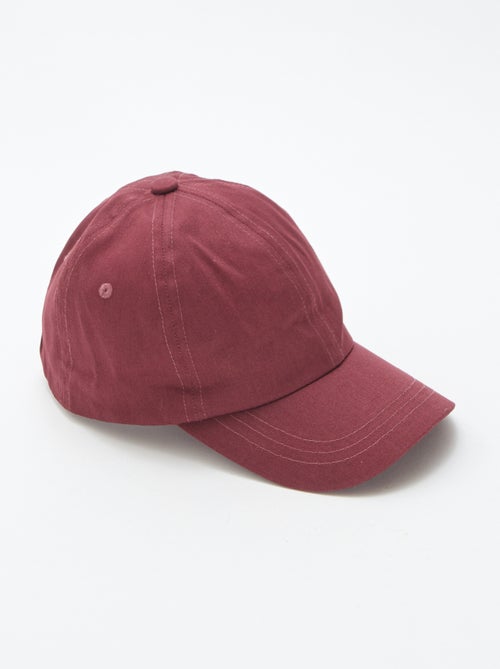 Boné tipo basebol liso - Kiabi