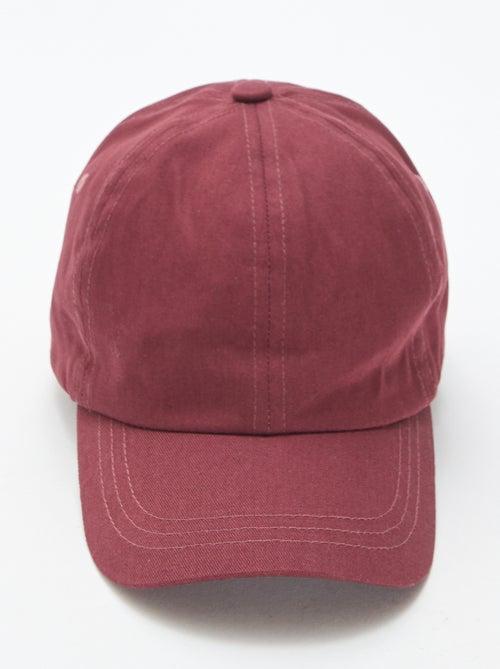 Boné tipo basebol liso - Kiabi