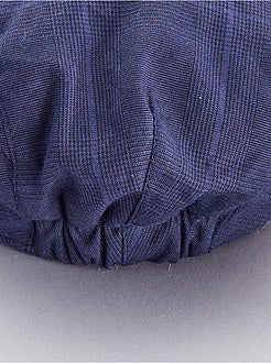 Boné tipo boina aos quadrados - Kiabi