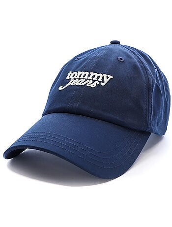 Boné tommy hilfiger essential para homem azul/branco