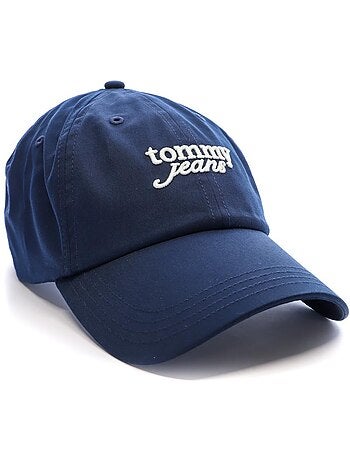Boné tommy hilfiger essential para homem azul/branco