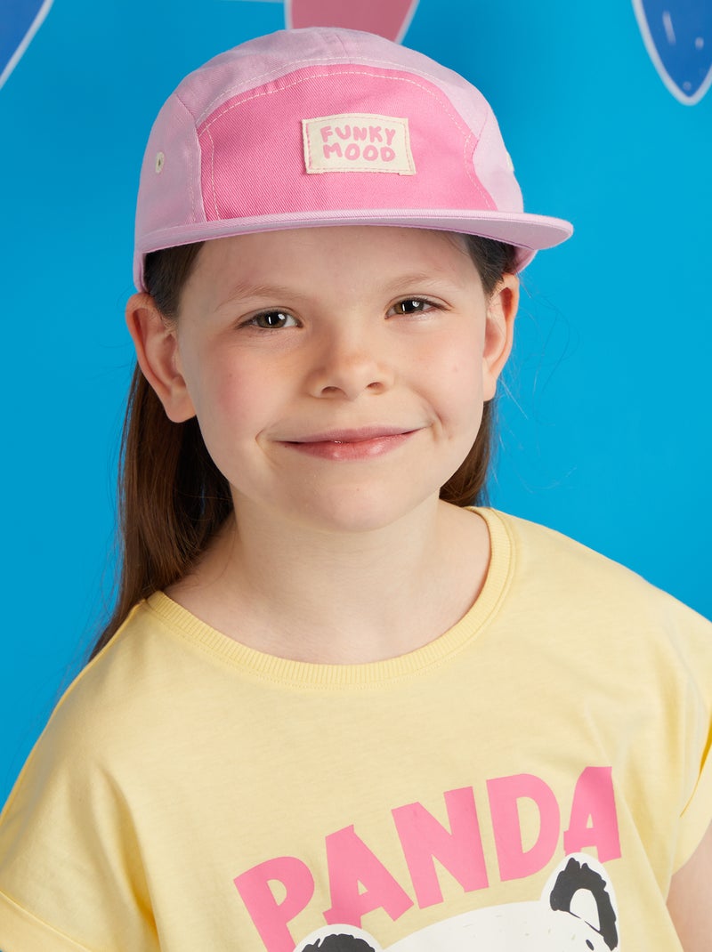 Boné trucker com mensagem ROSA - Kiabi