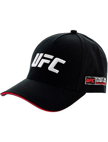 Boné ufc preta ajustável proteção sol