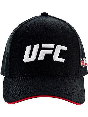 Boné ufc preta ajustável proteção sol