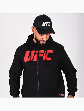 Boné ufc preta ajustável proteção sol