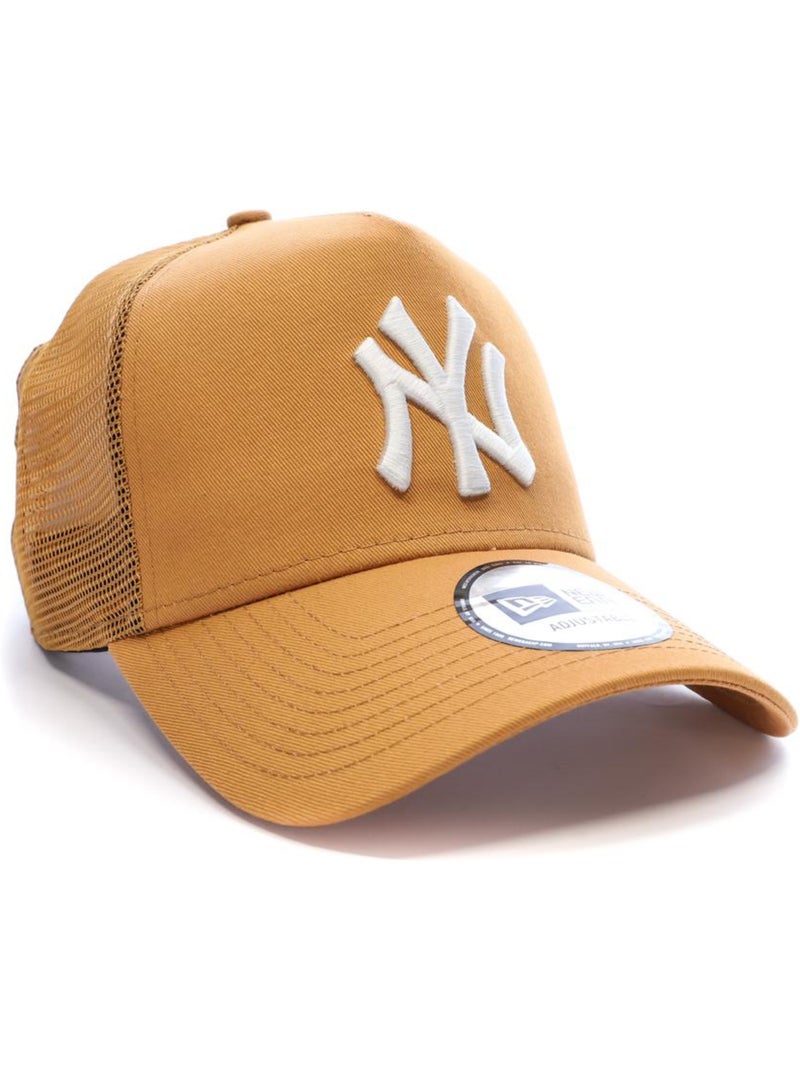 Boné unissexo new era new york yankees camel/branco Castanho-capuccino - Kiabi