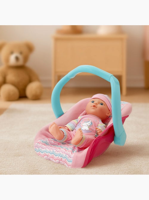 Boneca 30 cm com carrinho de bebé e acessórios colorbaby's - Kiabi