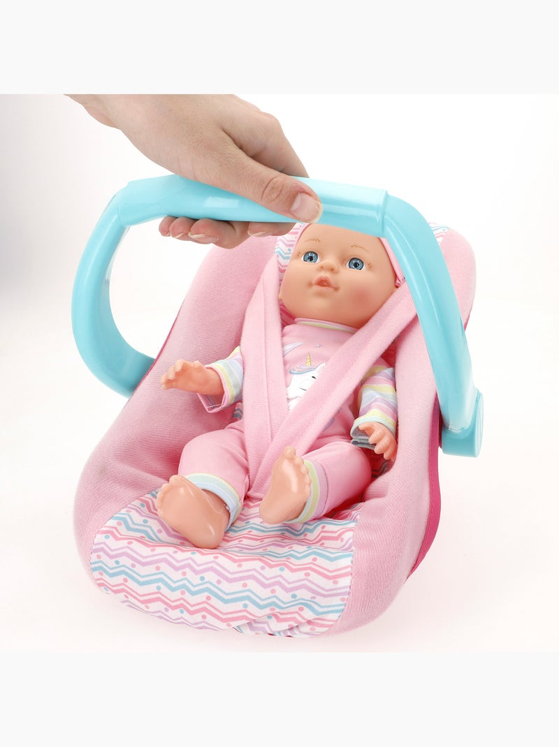 Boneca 30 cm com carrinho de bebé e acessórios colorbaby's N/D - Kiabi