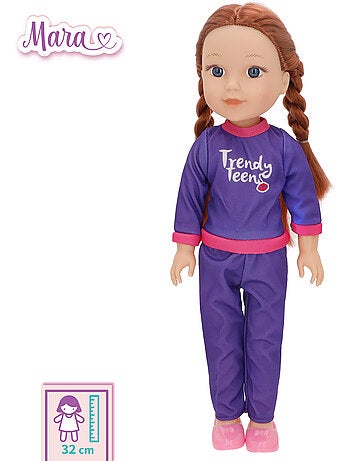 Boneca articulada desportista 36 cm mara