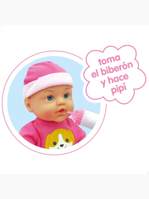 Boneca bebê com cachorro e acessórios colorbaby - Kiabi