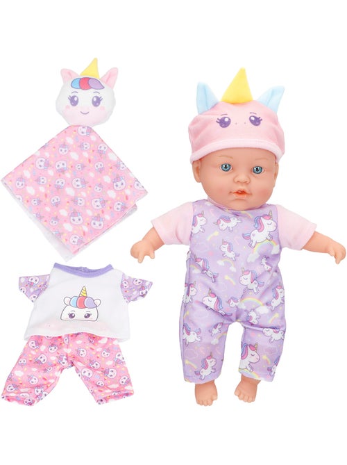 Boneca bebé macia 32 cm colorbaby - Kiabi