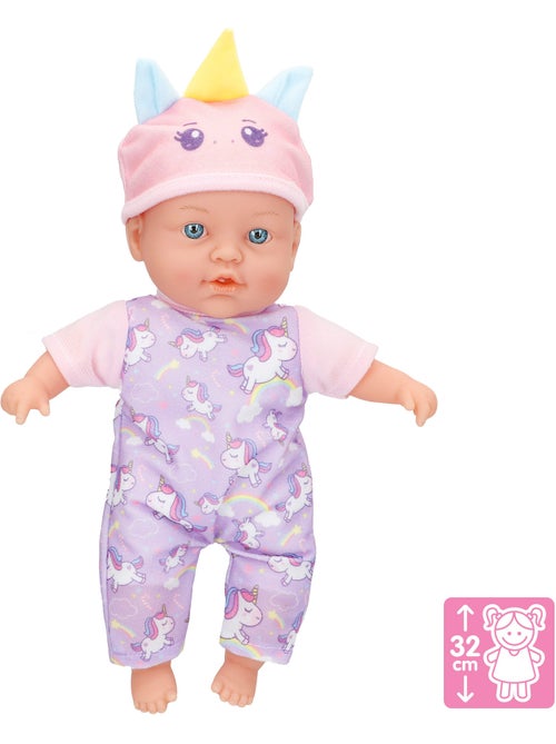 Boneca bebé macia 32 cm colorbaby - Kiabi