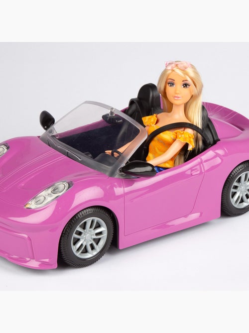 Boneca com carro desportivo e acessórios isabella - Kiabi