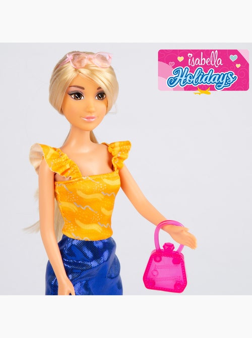 Boneca com carro desportivo e acessórios isabella - Kiabi
