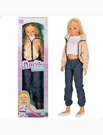 Boneca de ganga grande 105 cm maria casual