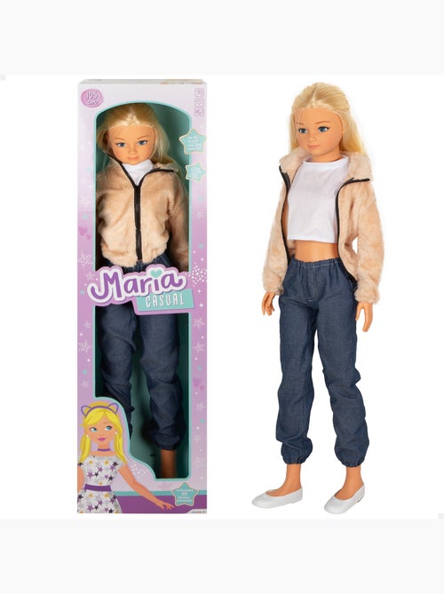 Boneca de ganga grande 105 cm maria casual - Kiabi