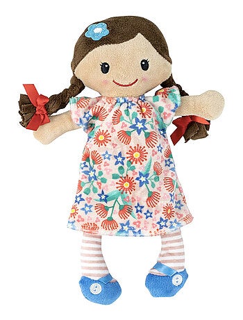 Boneca de pelúcia infantil em veludo | tiger tribe