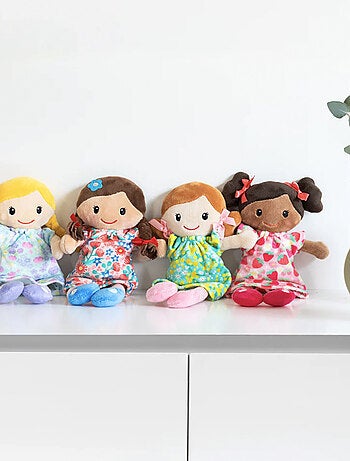 Boneca de pelúcia infantil em veludo | tiger tribe