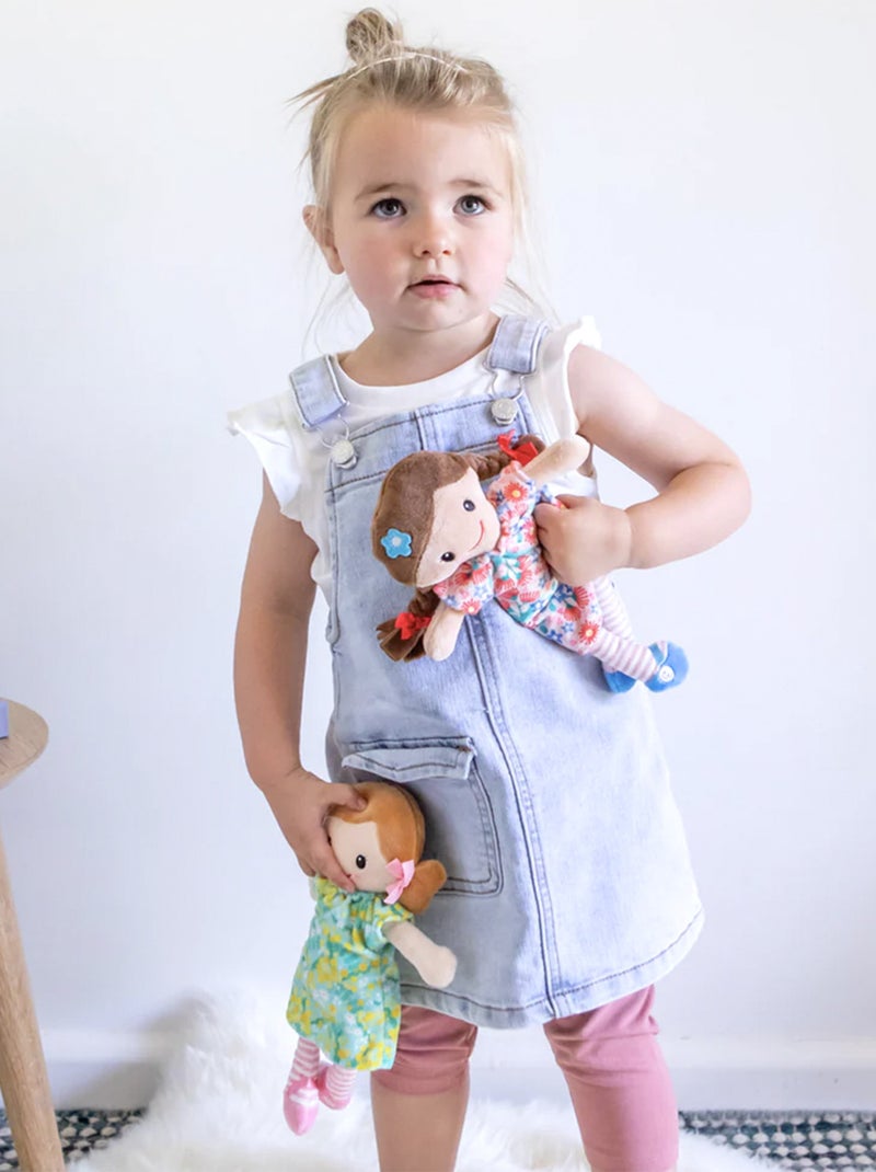 Boneca de pelúcia infantil em veludo | tiger tribe Vermelho - Kiabi