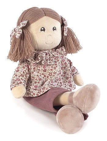 Boneca de pelúcia para criança em veludo | pasito a pasito