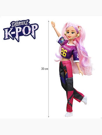 Boneca k-pop diva squad com acessórios 30 cm + 3 anos